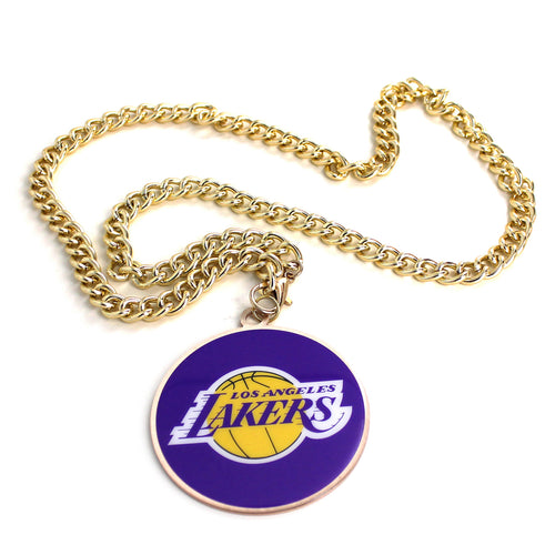 LOS ANGELES LAKERS (GOLD) TEAM EMBLEM NECKLACE