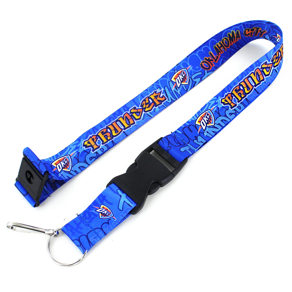 WHOLESALE OKLAHOMA CITY THUNDER GRAFFITI LANYARD