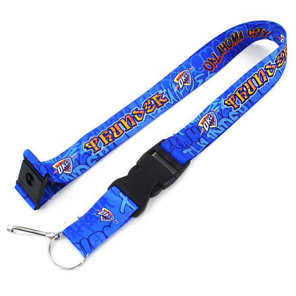 WHOLESALE OKLAHOMA CITY THUNDER GRAFFITI LANYARD
