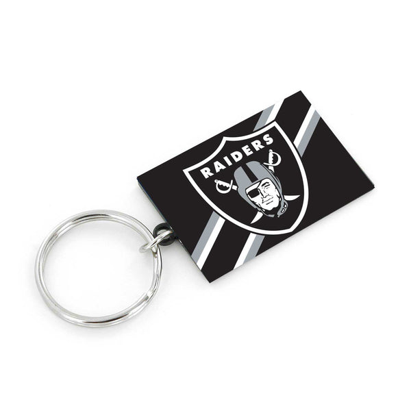 WHOLESALE LAS VEGAS RAIDERS STRIPED KEYCHAIN