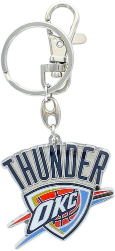 WHOLESALE OKLAHOMA CITY THUNDER TEAM LOGO HEAVYWEIGHT KEYCHAIN