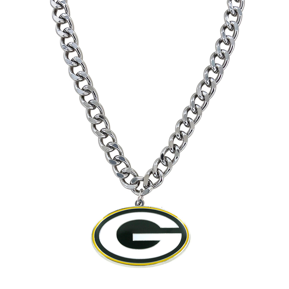 GREEN BAY PACKERS HEAVYWEIGHT TEAM LOGO NECKLACE