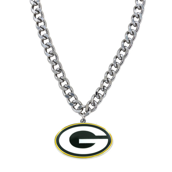 WHOLESALE GREEN BAY PACKERS HEAVYWEIGHT TEAM LOGO NECKLACE
