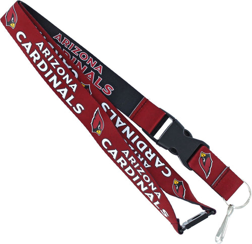 ARIZONA CARDINALS (BLACK/RED) REVERSIBLE LANYARD