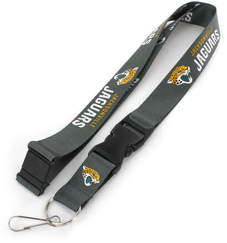 WHOLESALE JACKSONVILLE JAGUARS (CHARCOAL) TEAM LANYARD