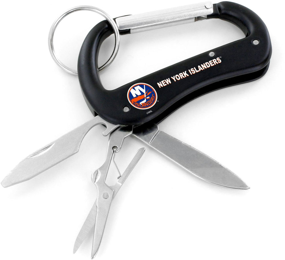 WHOLESALE NEW YORK ISLANDERS CARABINER MULTI TOOL KEYCHAIN (SP)