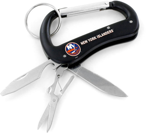 WHOLESALE NEW YORK ISLANDERS CARABINER MULTI TOOL KEYCHAIN (SP)