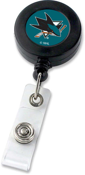 WHOLESALE SAN JOSE SHARKS (BLACK) BADGE REEL (NE)