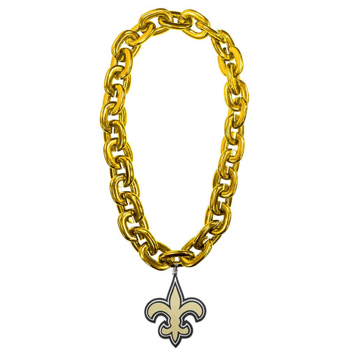 WHOLESALE NEW ORLEANS SAINTS (GOLD) FAN CHAIN