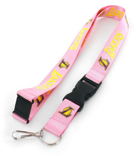 WHOLESALE LOS ANGELES LAKERS (PINK) TEAM LANYARD