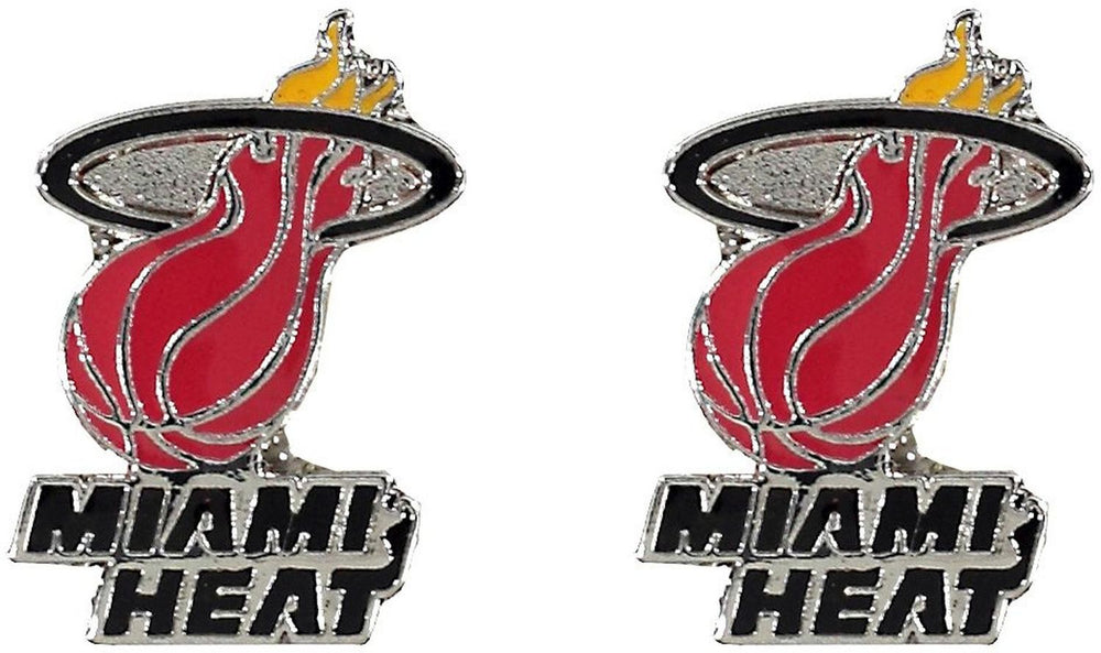 WHOLESALE MIAMI HEAT TEAM POST EARRINGS