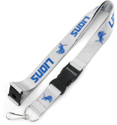 WHOLESALE DETROIT LIONS (GRAY) TEAM LANYARD