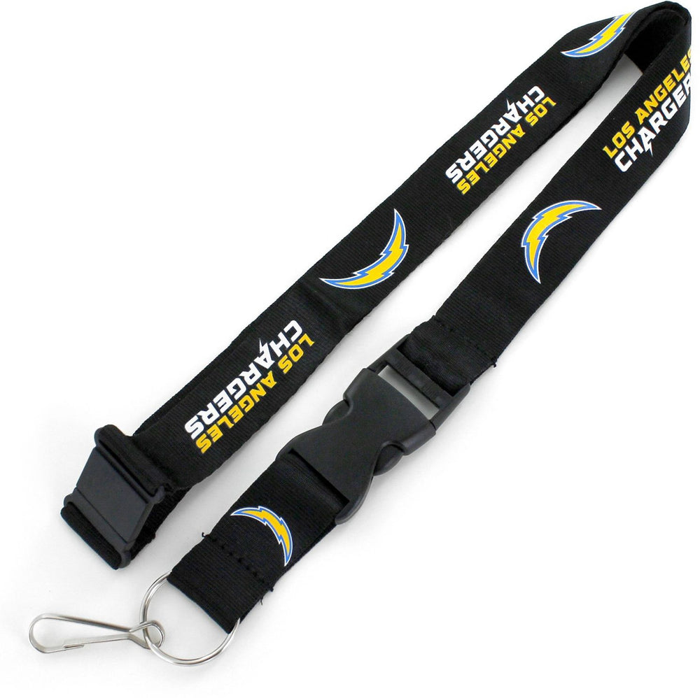 LOS ANGELES CHARGERS (BLACK) TEAM LANYARD