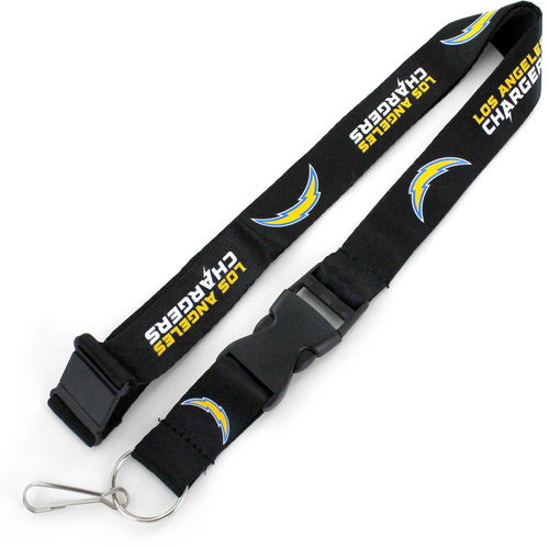 WHOLESALE LOS ANGELES CHARGERS (BLACK) TEAM LANYARD