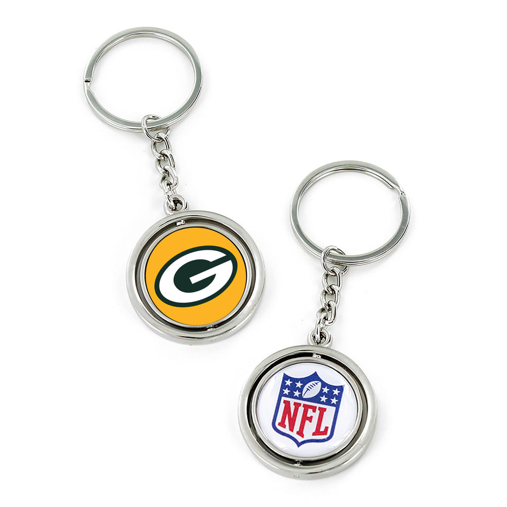 WHOLESALE GREEN BAY PACKERS SPINNING KEYCHAIN