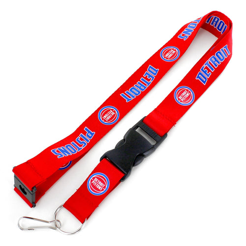 WHOLESALE DETROIT PISTONS (RED) TEAM LANYARD