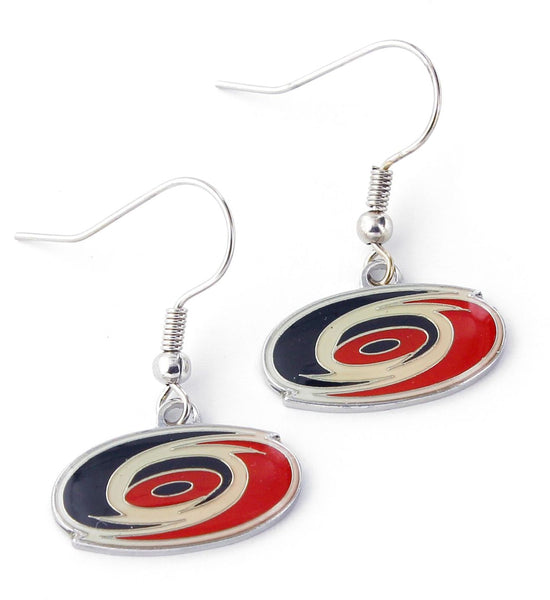WHOLESALE CAROLINA HURRICANES DANGLER EARRINGS