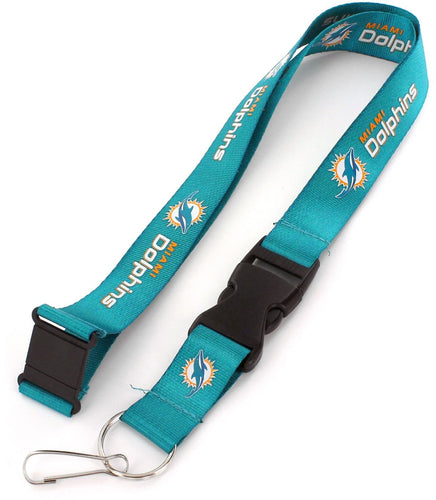WHOLESALE MIAMI DOLPHINS (TEAL) TEAM LANYARD