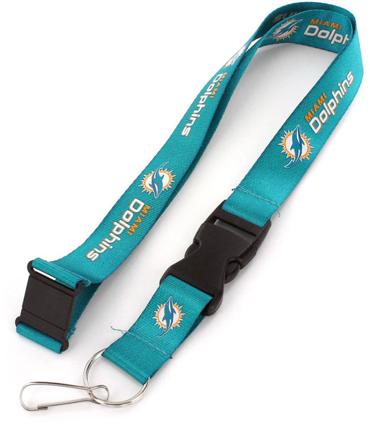 WHOLESALE MIAMI DOLPHINS (TEAL) TEAM LANYARD