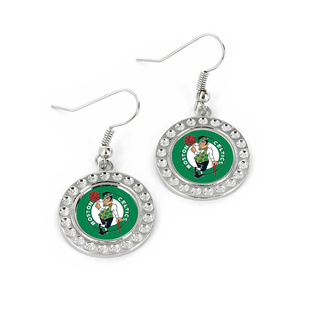 BOSTON CELTICS DIMPLE EARRINGS (FJ-1080)