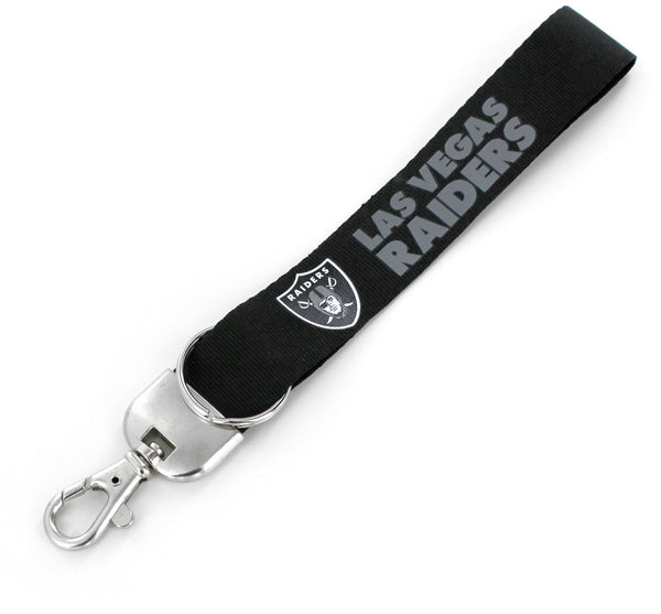 WHOLESALE LAS VEGAS RAIDERS "LV" DELUXE WRISTLET KEYCHAIN