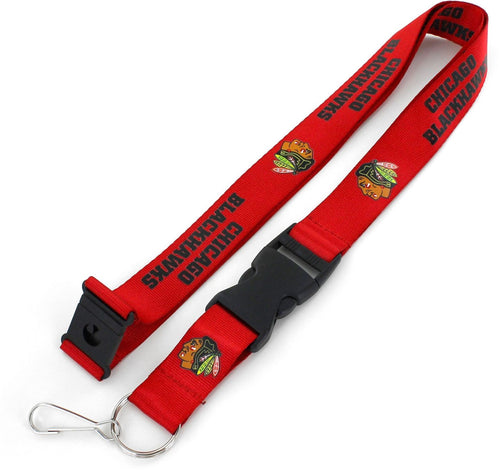 WHOLESALE CHICAGO BLACKHAWKS (RED) TEAM LANYARD