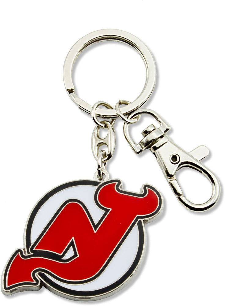 WHOLESALE NEW JERSEY DEVILS TEAM LOGO HEAVYWEIGHT KEYCHAIN