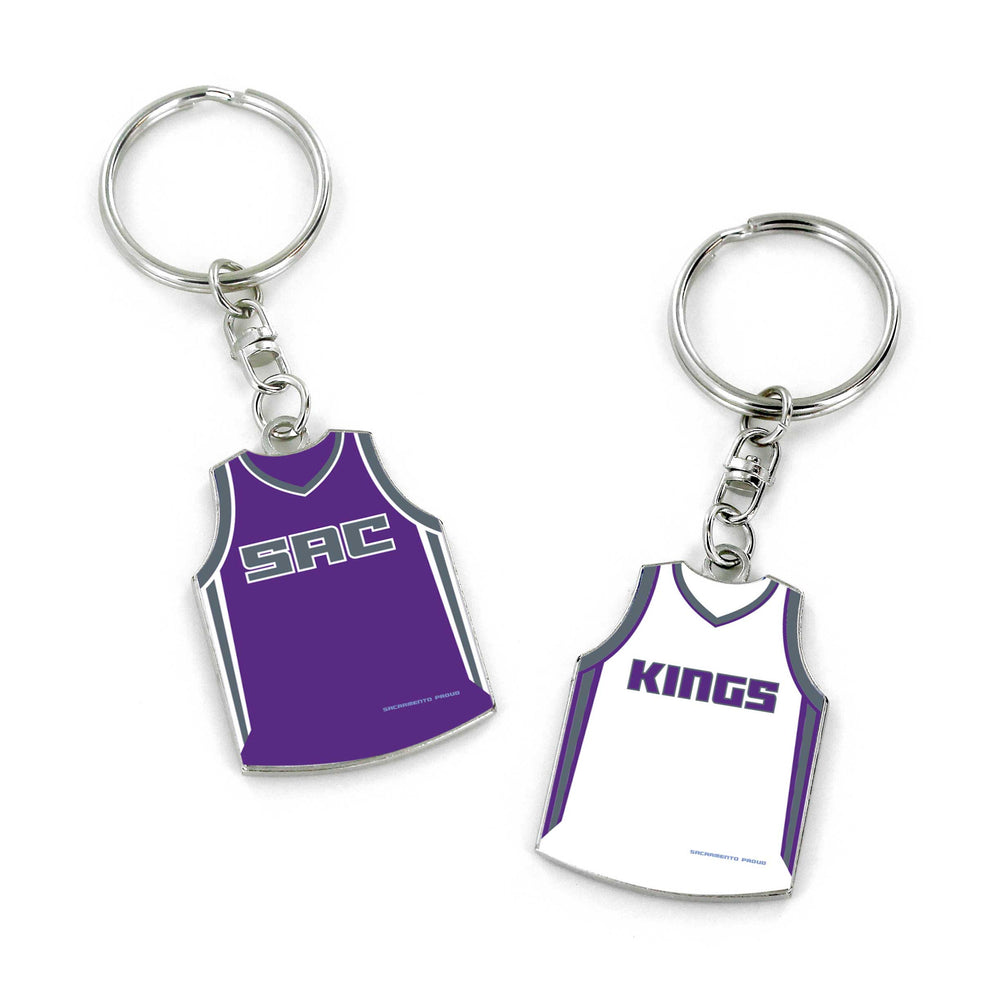 WHOLESALE SACRAMENTO KINGS REVERSIBLE HOME/AWAY JERSEY KEYCHAIN