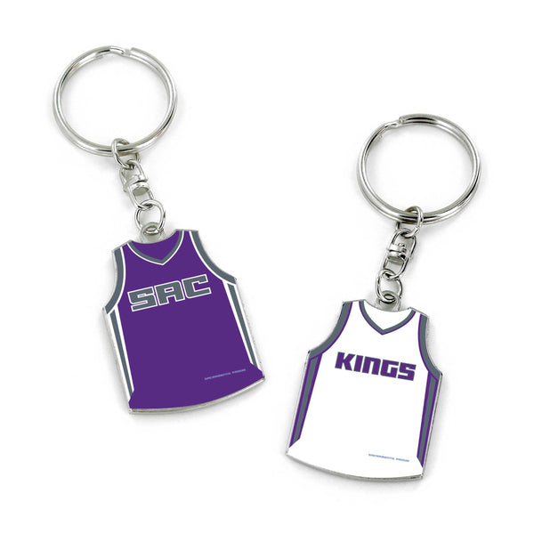 WHOLESALE SACRAMENTO KINGS REVERSIBLE HOME/AWAY JERSEY KEYCHAIN