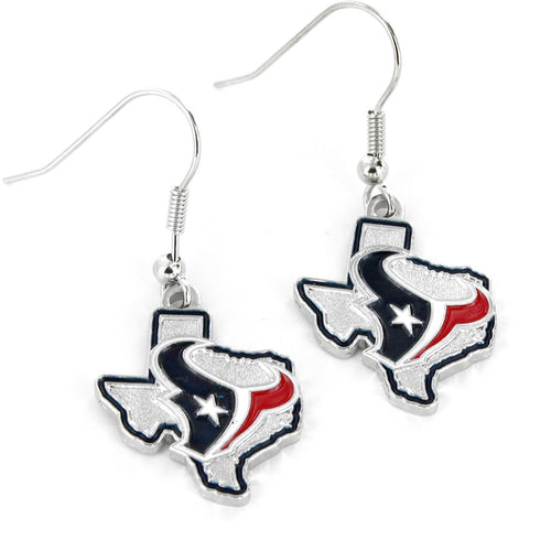 WHOLESALE HOUSTON TEXANS - STATE DESIGN EARRINGS