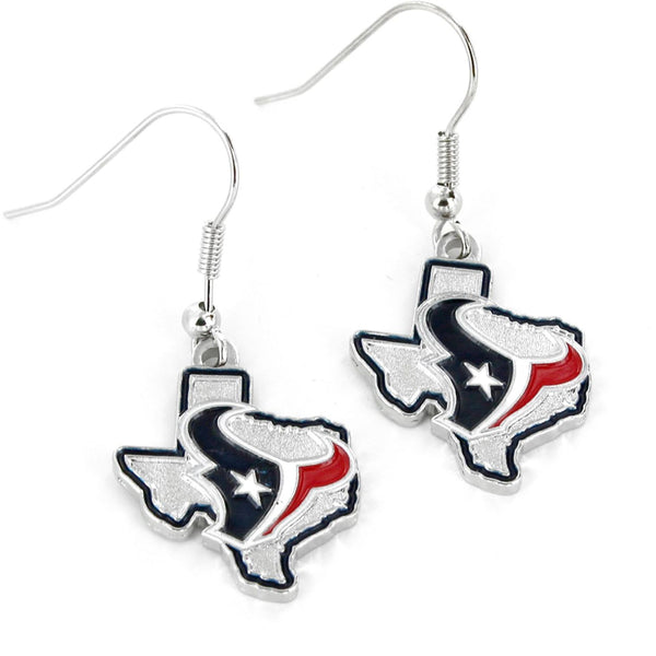 WHOLESALE HOUSTON TEXANS - STATE DESIGN EARRINGS