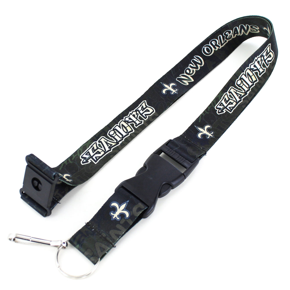 WHOLESALE NEW ORLEANS SAINTS GRAFFITI LANYARD