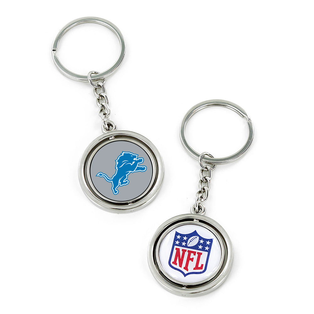 WHOLESALE DETROIT LIONS SPINNING KEYCHAIN