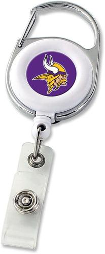 WHOLESALE MINNESOTA VIKINGS DELUXE CLIP BADGE REEL