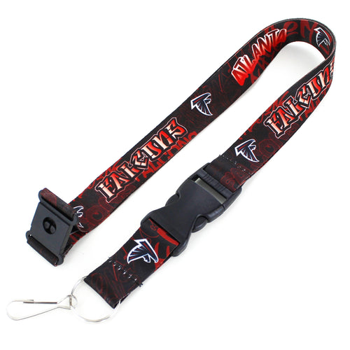 WHOLESALE ATLANTA FALCONS GRAFFITI LANYARD