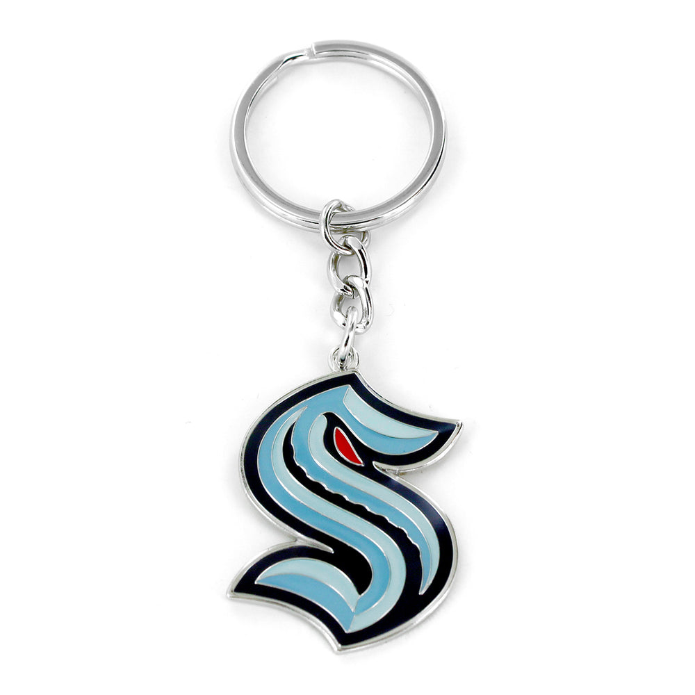 WHOLESALE SEATTLE KRAKEN LOGO KEYCHAIN