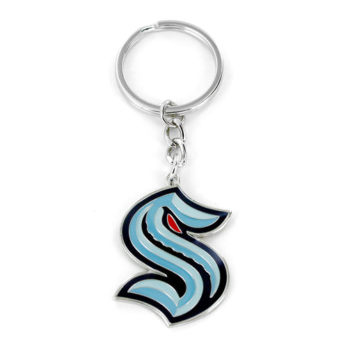 WHOLESALE SEATTLE KRAKEN LOGO KEYCHAIN
