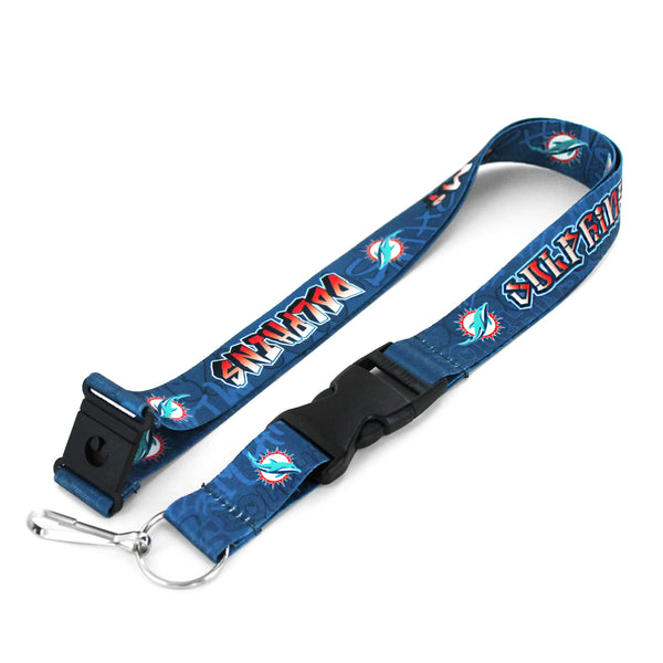 WHOLESALE MIAMI DOLPHINS GRAFFITI LANYARD
