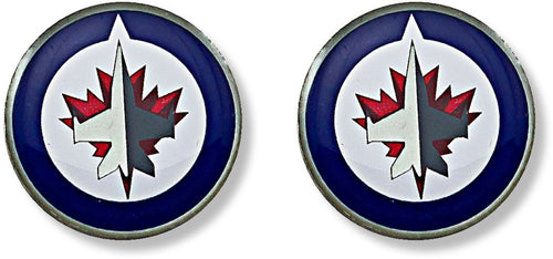 WINNIPEG JETS TEAM POST EARRINGS