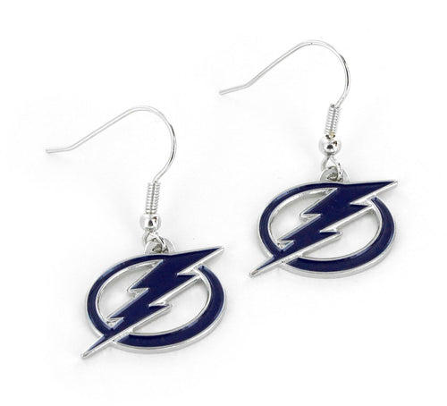 WHOLESALE TAMPA BAY LIGHTNING DANGLER EARRINGS
