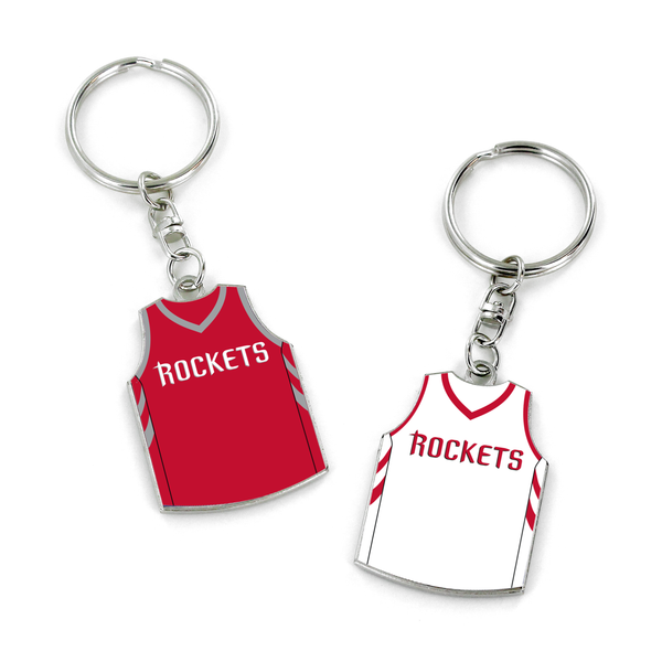 WHOLESALE HOUSTON ROCKETS REVERSIBLE HOME/AWAY JERSEY KEYCHAIN