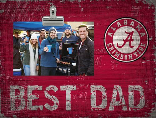 Alabama Crimson Tide 0893-Best Dad Clip Frame