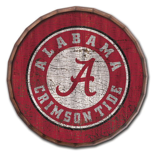 Alabama Crimson Tide 0939-Cracked Color Barrel Top 16"