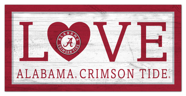 Alabama Crimson Tide 1066-Love 6x12