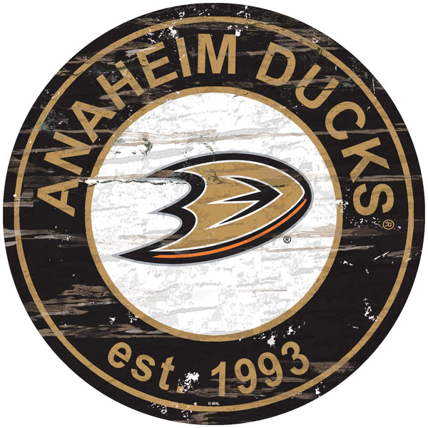 Anaheim Ducks 0659-Established Date Round