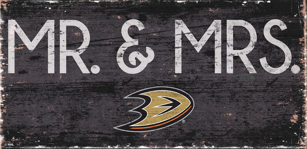 Anaheim Ducks 0732-Mr. and Mrs. 6x12