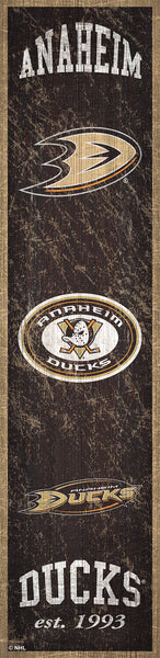 Anaheim Ducks 0787-Heritage Banner 6x24