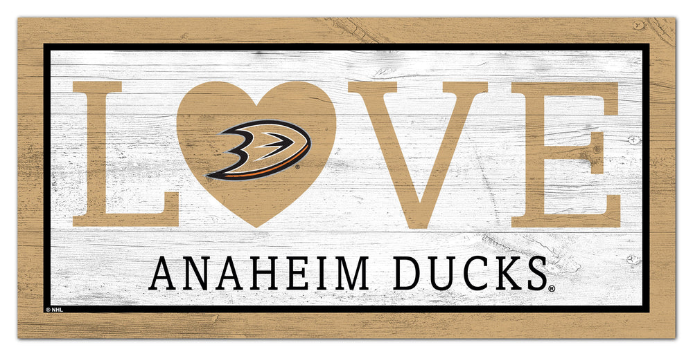 Anaheim Ducks 1066-Love 6x12