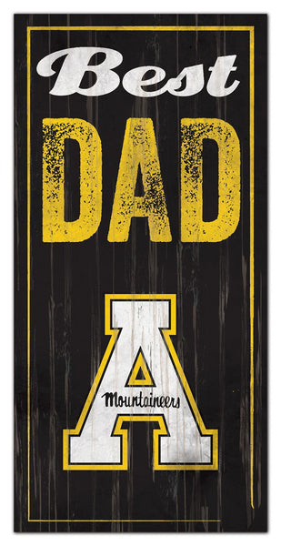 Appalachian State Mountaineers 0632-Best Dad 6x12