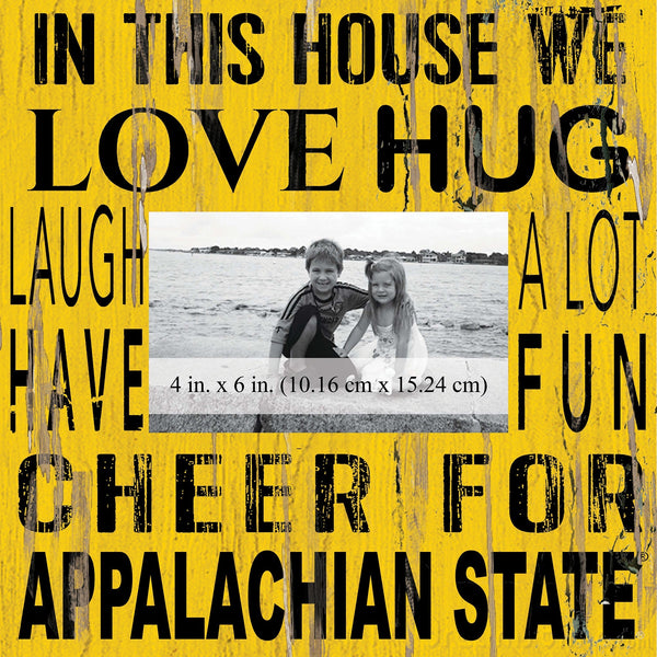 Appalachian State Mountaineers 0734-In This House 10x10 Frame